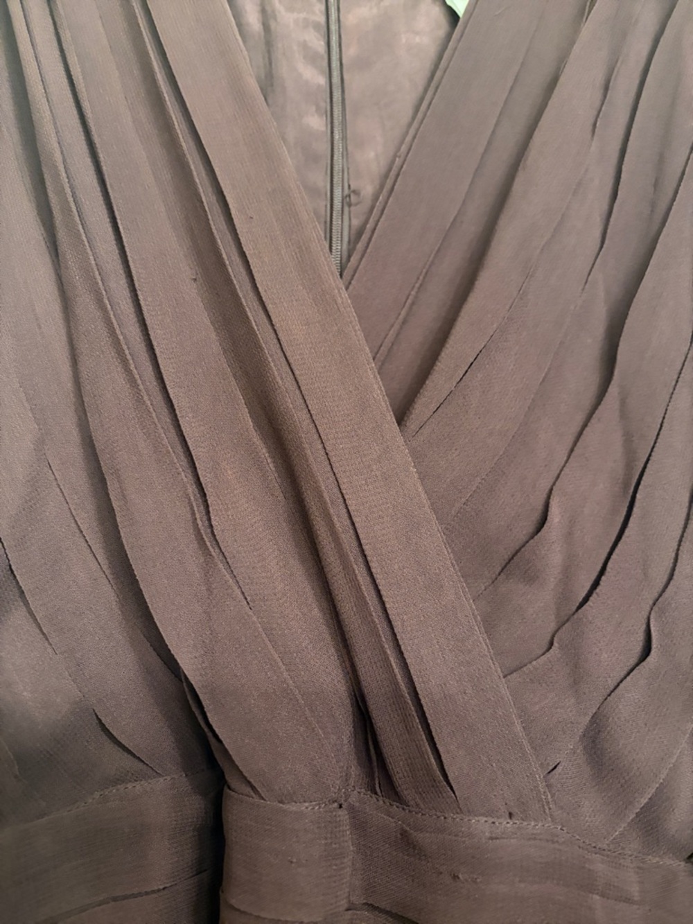 Ulla Popken Sleeveless V-Neck Maxi Dress in brown - Picture 6 of 8